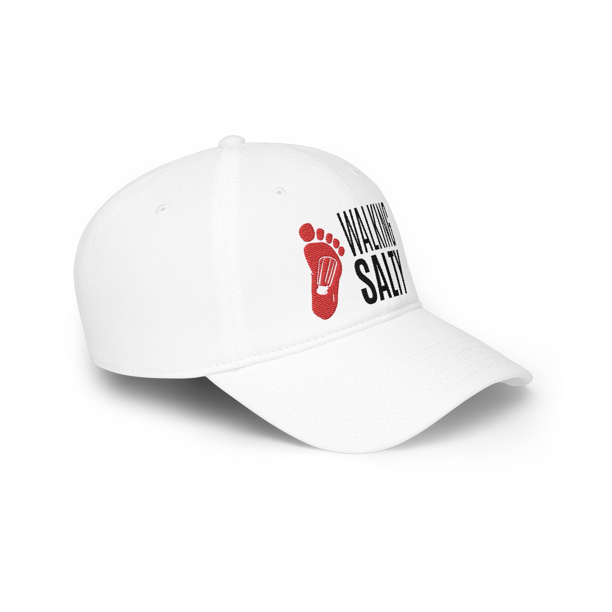 Low Profile Baseball Cap - Red Baby Footprint "I Carry Your Heart" Memorial Hat