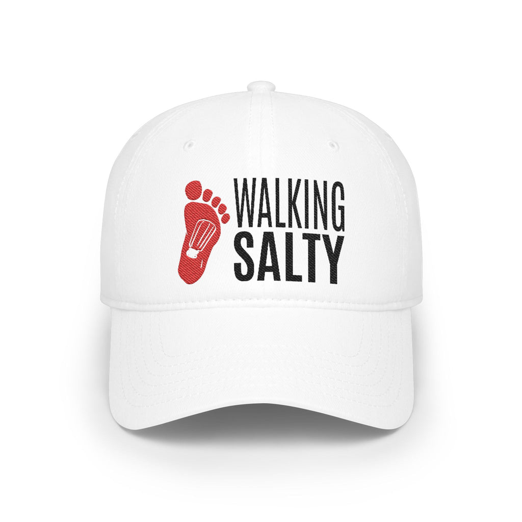 Low Profile Baseball Cap - Red Baby Footprint "I Carry Your Heart" Memorial Hat