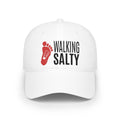 Low Profile Baseball Cap - Red Baby Footprint "I Carry Your Heart" Memorial Hat