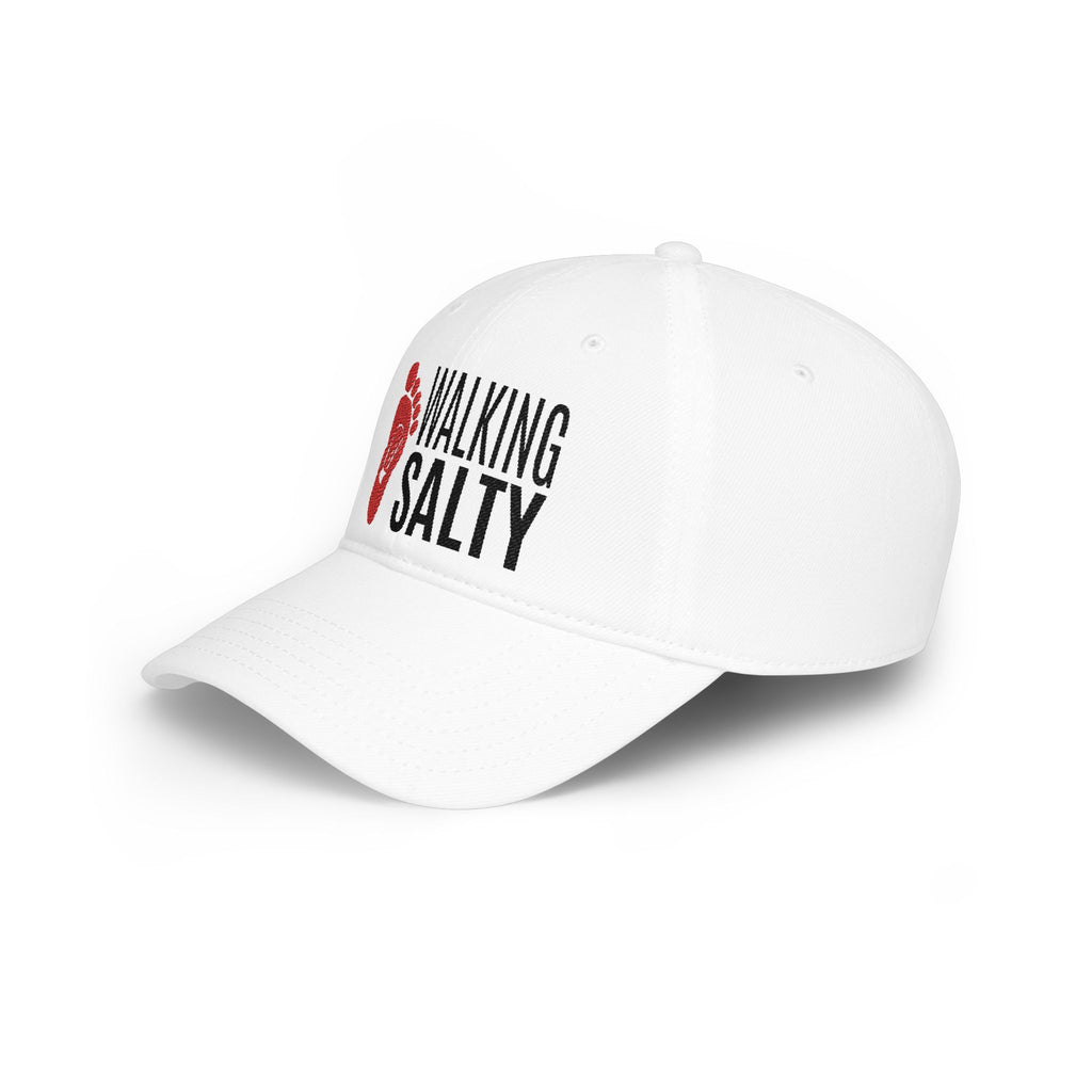 Low Profile Baseball Cap - Red Baby Footprint "I Carry Your Heart" Memorial Hat